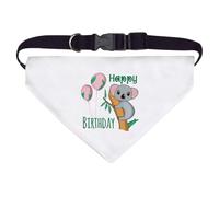 Large 'Birthday Koala' Dog/Cat/Pet Bandana (PD00064580)