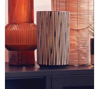 Large Black and Cream Finish Vase | Kiso