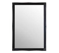 MirrorOutlet Large Black Antique Shabby Chic Wall Mounted Mirror 3Ft4 X 2Ft4, 102cm X 72cm, 102x72x4