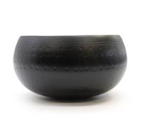 Large Black Beaten Singing Bowl - 18Cm Meditation & Prayer Bell