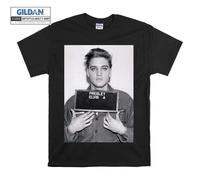 (Large, Black) Elvis Presley Army Mug Men Women Unisex Top T Shirt T-Shirt Tshirt