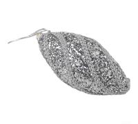 Large Black Foam Bauble 21cm Shatterproof Tree Decor(J)