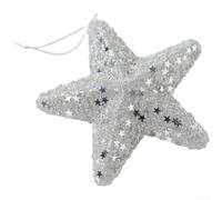 Large Black Foam Bauble 21cm Shatterproof Tree Decor(K)