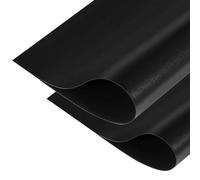Large Black Frosted Pp Sheets 400x600mm 2 Pack Rigid Matte Plastic Panels For Workshop, Diy Projects, Dividers And Laser Cutting(0.8mm)
