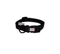 (Large, Black) HugglePets Adjustable Snappy Dog Collar