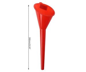 (large, Black) Long Stem Plastic Funnel Oil Liquid Water Funnel for Cars Motorcycle Refueling Tools Long Neck Oil Funnel small Red