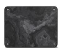 Large Black Marble Stone Dish Drying Mat for Kitchen Counter 17.7 x 13.8 inch, Includes Cleaning Supplies, Quick Drying Diatomaceous Earth Stone Mats, Fast Drying Board For Cups Dishes and Bottles
