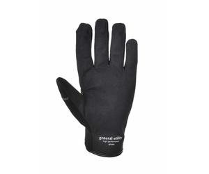 (Large, Black) Portwest - 1 Pair Pack General Utility Hand Protection - High Performance Glove