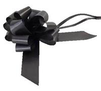 Large Black Pull Bow - Ideal As Gift Wrap, Florist, Wedding Bow by APAC Packaging
