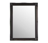Large Black Shabby Chic Framed BEVELLED Mirror 42inch x 30inch (107cm x 76cm) Stunning Quality - Ready to Hang - ITV Show Supplier