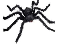 Large Black Spider Legs Halloween Giant Spider Decorations, 90cm Large Black Spider Legs for Kids Boys Fake Realistic Hairy Spider Backpack