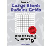 Large Blank Sudoku Grids: Made a mistake? Use a blank grid & start again!