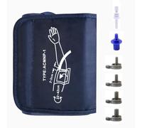 Large Blood Pressure Cuff 22-42CM Blood Pressure Monitors Cuff Adjustable L Replacement Compatible with Other BP Monitors Includes 6 Interface for Adults Senior with Big Arms Women Men