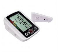 Large Blood Pressure Monitors Upper Arm Blood Pressure Professional Machine for Home Use, Automatic Heart Rate Monitor & BP Cuff Kit Digital LCD Display Black