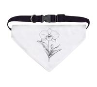 Large 'Blooming Orchid' Dog/Cat/Pet Bandana (PD00065978)