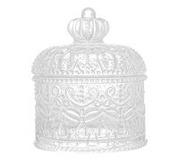Large Body Powder Puffs and Containers, Crystal Clear Powder Container with Soft Power Puffs