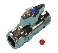 Large Bore 15mm Isolation Valve with Butterfly Handle