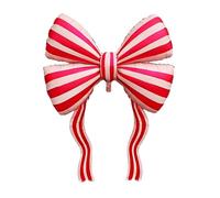 Large Bow Balloons Bow Themed Party Decoration 60 Inch Red Bow Foil Balloon for Birthday Wedding Engagement Grand Opening Valentine’s Day Christmas Graduation Party Decorations (Red Stripes)