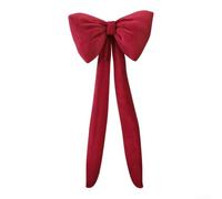Large Bow Decoration 100x45cm Cloth Backdrop Pink Black Red | Soft fabric material suits indoor or outdoor venue decor photo booths birthday weddings and Christmas events