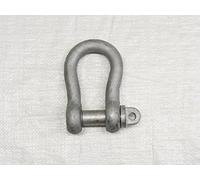 Large Bow Shackle with Screw Pin 8.5 Ton Galvanised - Lifting Towing Tested BS3032 7250KG