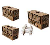 Large Boxes Pack Warma Kiln Dried Kindling Sticks BBQ Fire Stove Oven Wood Burner 10.5kg (3 x 3.5kg)