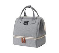 Large Breastmilk Cooler Bag with 2 Ice Packs - Dual-Compartment Insulated Baby Bottle Bag for Nursing Mothers - Waterproof Diaper Backpack for Breast Pump, Lunch & Travel