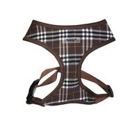 (Large, Brown) Dog Puppy Harness Adjustable No Pull Small Medium Large Dogs