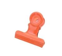 Large Bull Paper Clips, Metal Paper Clips 10 pcs Multicolor(Orange)