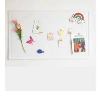 Large Bulletin Board for School Home Office,Decor Felt Pin Boards,Cork Board Alternative for Wall,Self-Adhesive Photo Display Boards with 20 Pushpin (White,60×80cm)