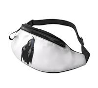 Large Bum Bag Grim-Reaper Waist Fanny Pack for Men Women,Bumbags with Headphone Jack and Zip Pockets Adjustable Belt for Sport Running Hiking Camping Workout Cycling