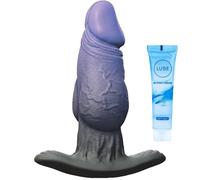 Large Butt Plug Dildo Anal Plug Sex Toyscouples for Couples Giant Wearable Butt Plug Silicone Anal Stretcher Adult Toys for Women Men Beginners Advanced Users Sex Toys for Man Butt (Blue)