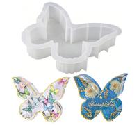 Large Butterflies Silicone Molds, Handmade Making Supplies to Create Unique Bookends and Table Displays, Large Butterfly Craft Mold