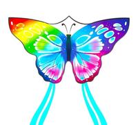 Large Butterfly Kite for Adults and Kids Ages 4-8 & 8-12 Easy to Fly, 55''X28'' Single Line Kite for Outdoor, Park or Beach.(Colorful)