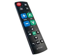 Large Button Universal Remote Control for Elderly, Big Button TV Remote Control Replacement Compatible with Samsung, LG, Sony, Panasonic, Sharp, Toshiba, Philips TVs Simplified and Easy to Use