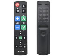 Large Button Universal TV Remote Control for Seniors, Easy to Use Simple Remote for TV, Large Buttons and Clear Layout, Ideal Universal TV Remote for Elderly and Low Vision Users