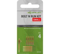 Large camouflage sleeve Korum Bolt'N'Run (x4) Marron TU