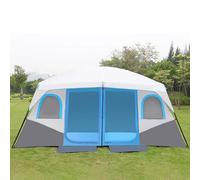 Large Camping Tent for 4-6/8-12 Person, Family Dome Tent with 2 Doors, Double Layer Waterproof Windproof, Easy Setup for Camping, Festivals, Group Outings