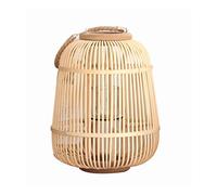 Large candle lantern,Candlestick Stand Holder Natural Wood,Floor Candle Holder Lantern Birdcage Rustic European Style Candle Holders, Decorative Candelabra Candle Light Holder for Garden Spa