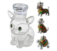 Large Candy Jar - Candy Organizer Animal Shape ABS Cute Container with Lid Airtight Snack Container Countertop Organizer Decoration for Kitchen Desk Bedroom Dining
