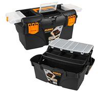 Large Cantilever Plastic Tool Box Chest Removable Storage Compartments