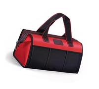 Large Capacity 13 / 14Inch Industrial Tool Organizers Bag Reinforced Black Fabric Thick Shoulder Strap for Professional Tool Organizers and Storage Storage Bags with Zipper