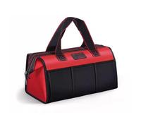 Large Capacity 13 / 14Inch Industrial Tool Organizers Bag Reinforced Black Fabric Thick Shoulder Strap for Professional Tool Organizers and Storage Storage Bags with Zipper