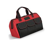 Large Capacity 13 / 14Inch Industrial Tool Organizers Bag Reinforced Black Fabric Thick Shoulder Strap for Professional Tool Organizers and Storage Storage Bags with Zipper