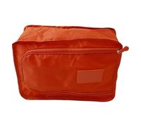 Large Capacity 2 Layer Portable Handle Shoe Storage Bag Waterproof Oxfords Cloth Carrying Case for Fitness Trip Hand Carry Shoe Storage for Athletes