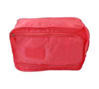 Large Capacity 2 Layer Portable Handle Shoe Storage Bag Waterproof Oxfords Cloth Carrying Case for Fitness Trip Hand Carry Shoe Storage for Athletes