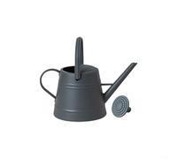 Large Capacity 3.8L Watering Can, PP Plastic Garden Kettle with Interchangeable Nozzle, Ergonomic Design for Home Gardening Tasks(Dark grey)