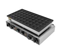 Large Capacity 50Pcs Non Stick Waffle Iron Electric Mini Pancake Nonstick Maker Machine Baker Hole Adjustable Temperature Control For Classic And Bubble Waffles Breakfast Brunch Commercial 220V