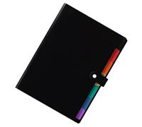 Large Capacity A4 Folder - Expandable Portable File Organizer Business Storage Holder Desktop Paper Organizer Simple Office Envelope for Efficient Document Management