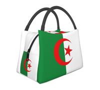 Large Capacity Algeria Flag Lunch Bag for School Work Kids Girls Boys Women Men Travel Tote Bag Lunch Box School Lunchbox Tote Outdoor Picnic Lunchboxes for Travel Picnic