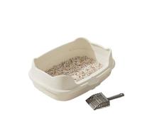 Large - Capacity and Easy - to - Clean Enclosed Cat Litter Box - Suitable for All Kinds of Cats, Creating a Fresh Home Environment - ForHomeUse(White)